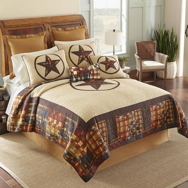 Rustic Star Quilt - 754069651269