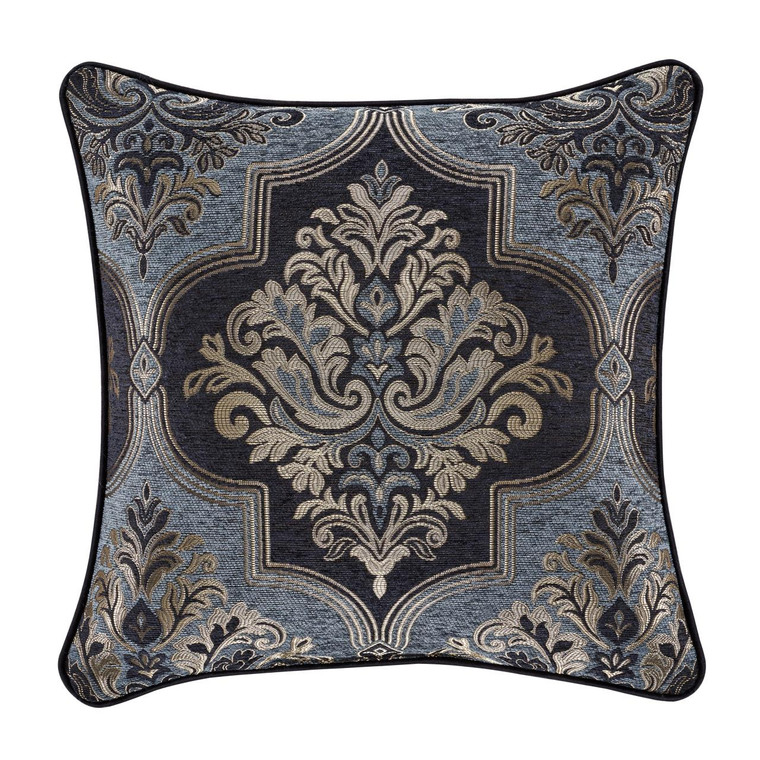 Middlebury Indigo 20" Square Pillow - 193842116623