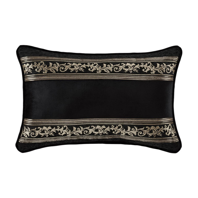 Windham Black Boudoir Pillow - 193842116548