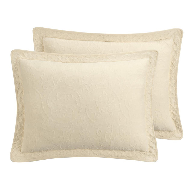 Richmond Ivory Matelasse Sham - 048975017944