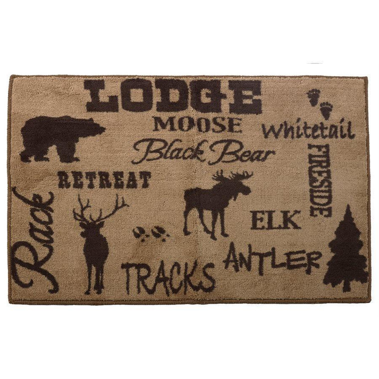 Lodge Rug  Set of Two - 890830128674