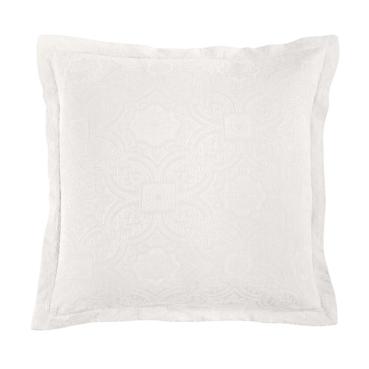 Matelassé Ivory Euro Sham - 819652023028