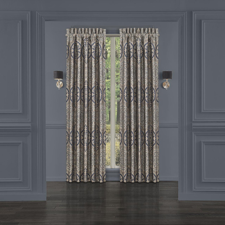 Botticelli Navy Curtain Pair - 193842115558