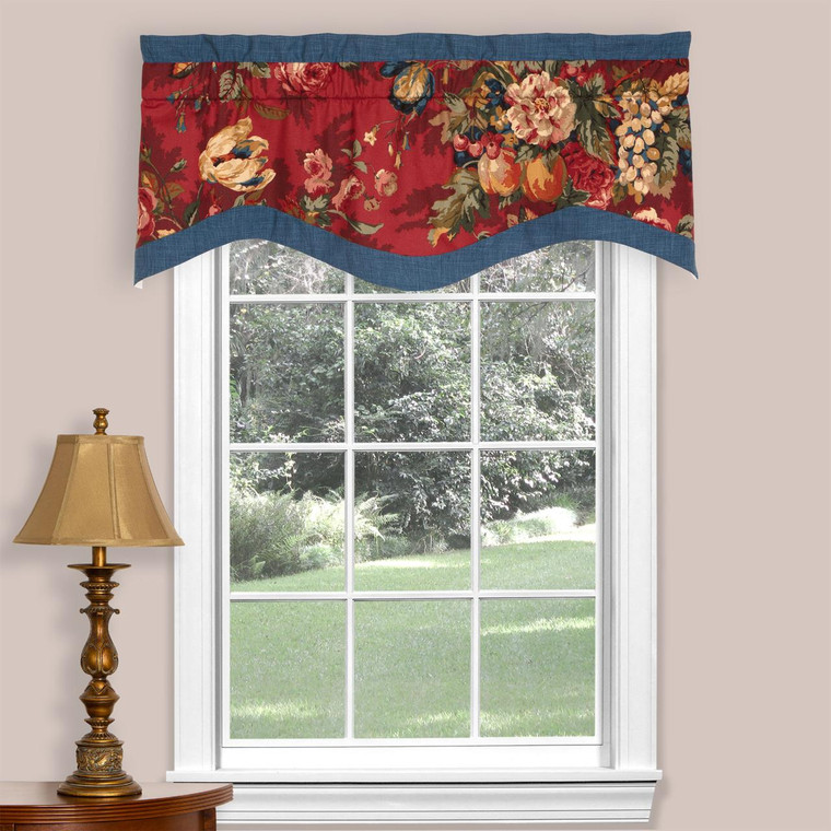 Queensland Red Deana Valance - 013864128803