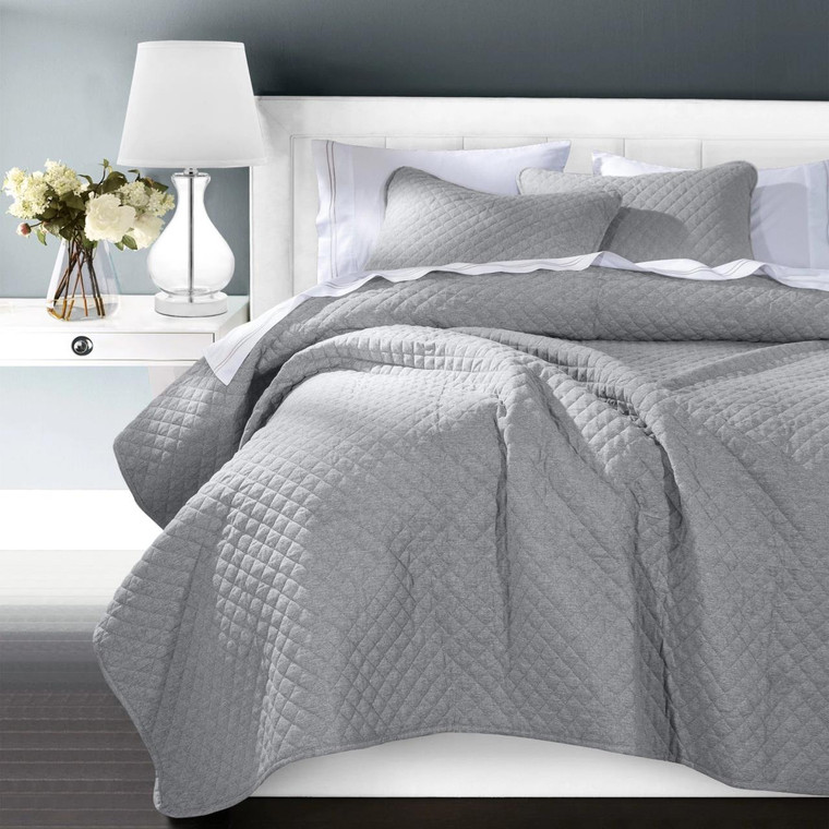 Anna Grey Diamond Quilt Collection -