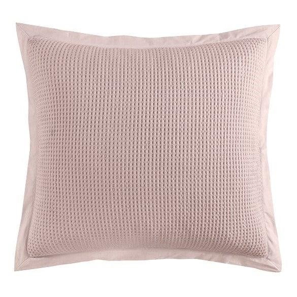 Waffle Weave Blush Euro Sham - 840118813150