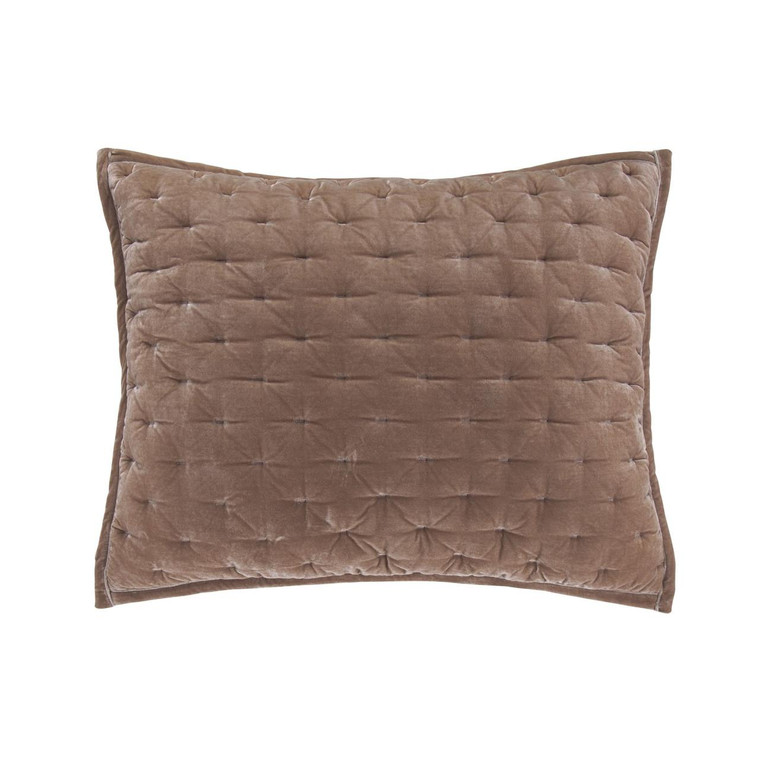 Stella Dusty Rose Silk Velvet Sham - 840118807654