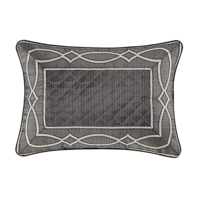 Deco Charcoal Boudoir Pillow - 193842124147