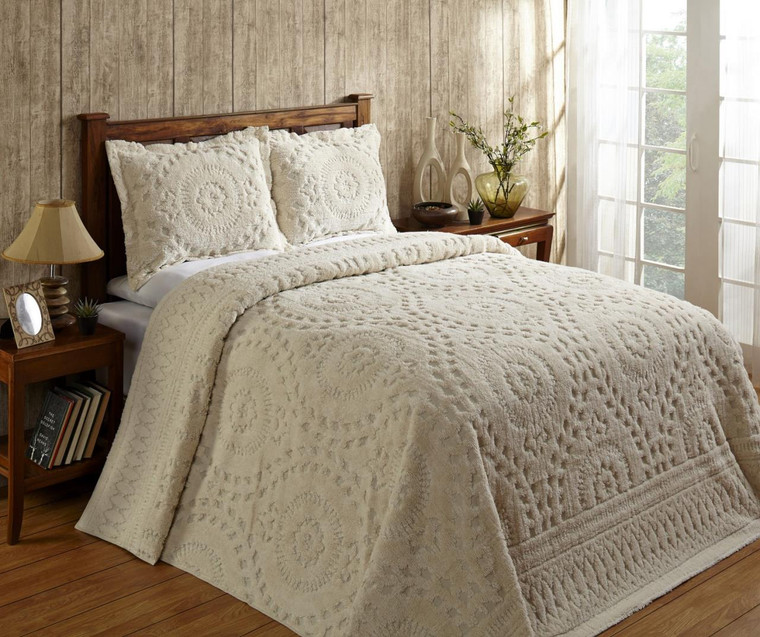 Rio Ivory Bedspread - 840053024239