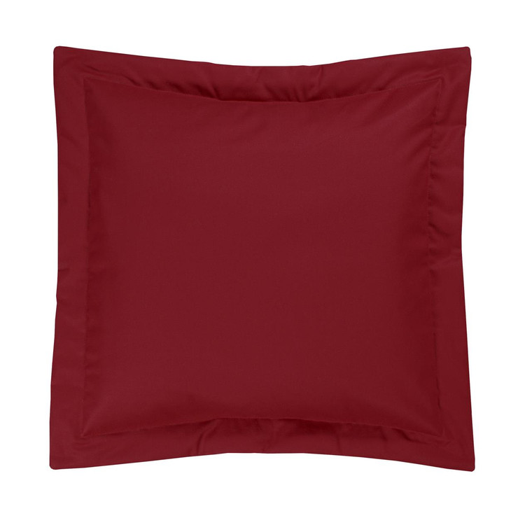 Kahlee Twill Red Euro Sham - 013864134613