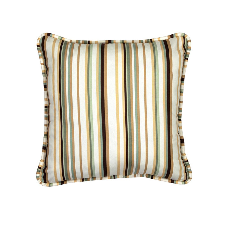 Pontoise Stripe Square Pillow - 013864133975