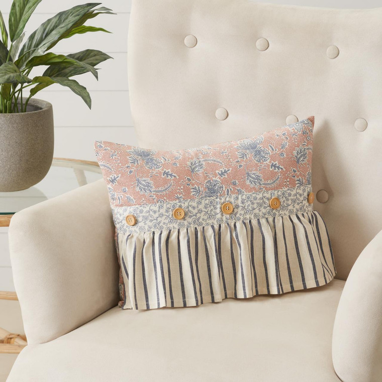 Kaila Floral Decorative Pillow  14 x 18 - 810055894659