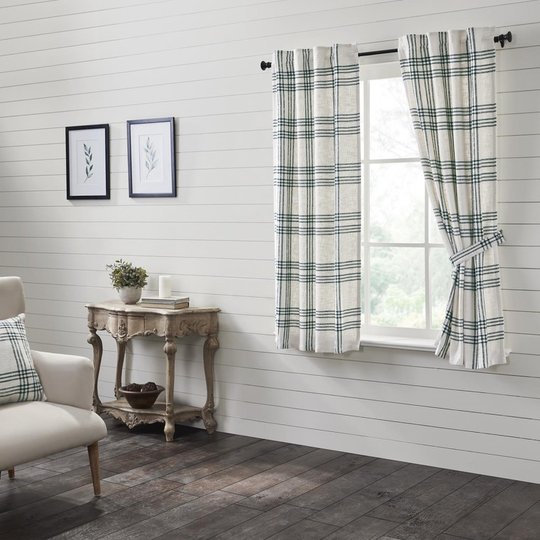Pine Grove Farmhouse Patchwork Curtain Collection -