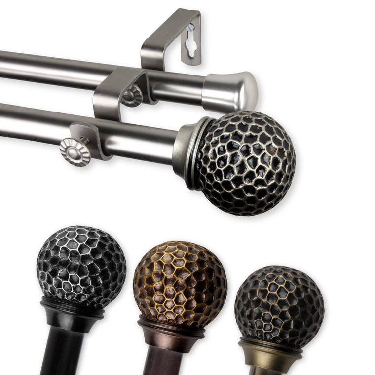 Celio Double Curtain Rod - 194367169316