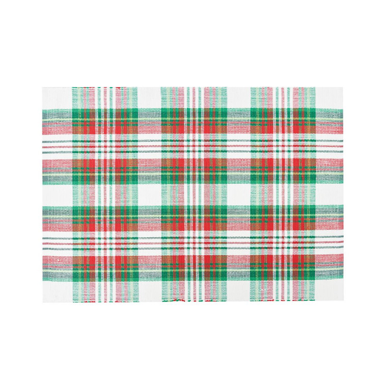 Carter Christmas Plaid Placemat Set 6 - 008246309994
