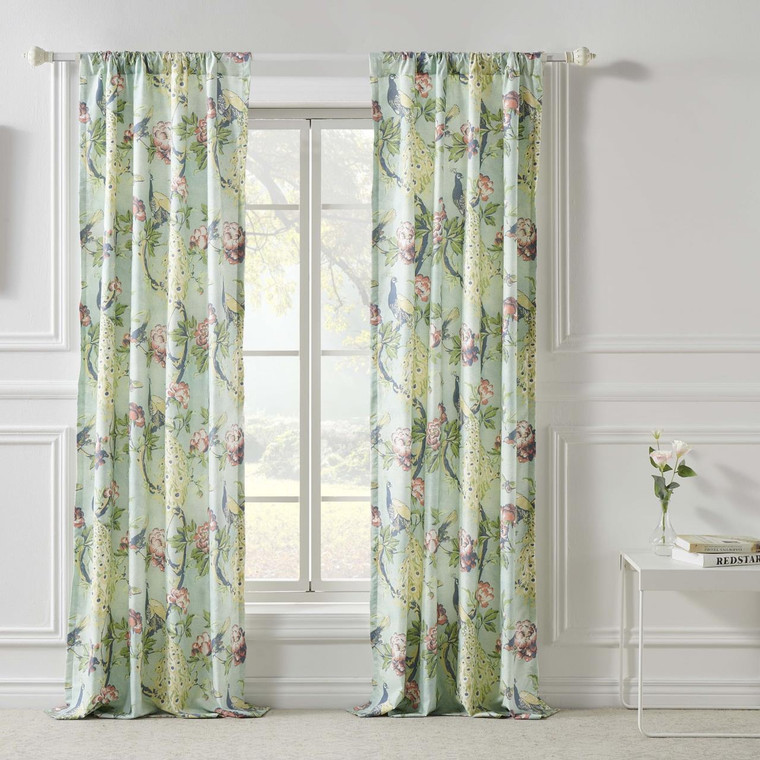Pavona Jade Curtain Pair - 636047434265