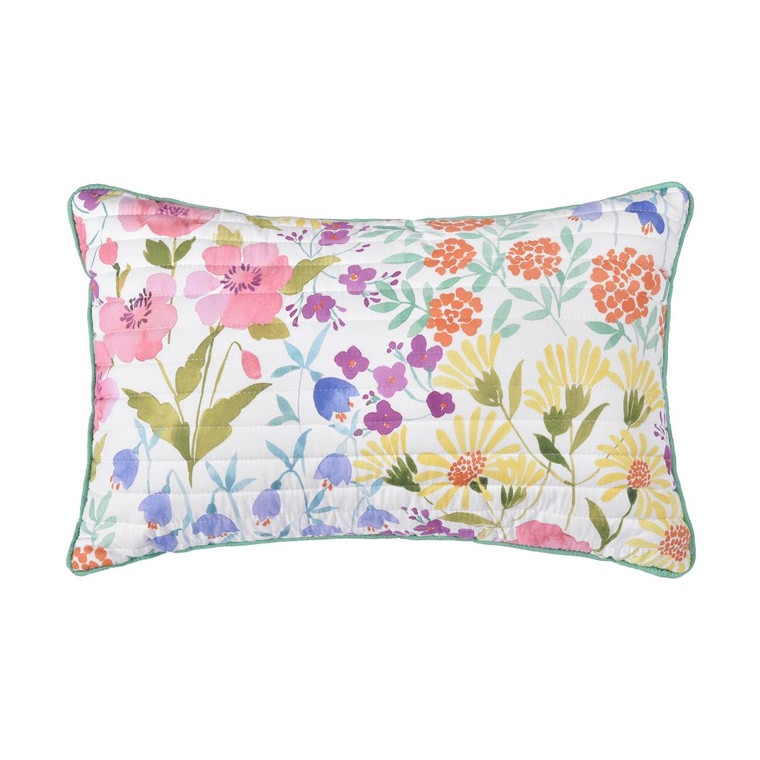 Jules Turquoise Bolster Pillow - 193842139271