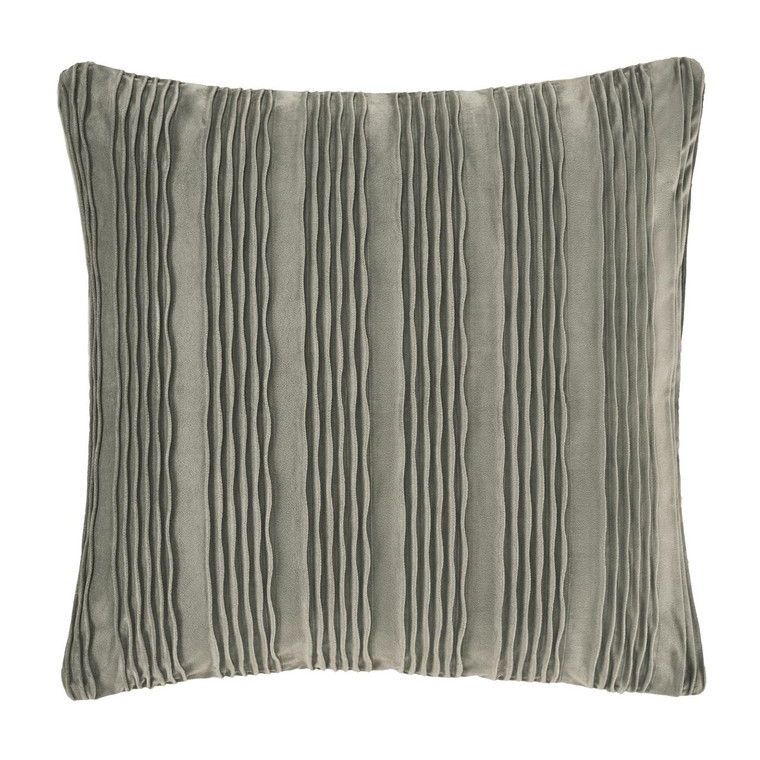Townsend Wave Charcoal 20" Square Pillow Cover - 193842137864