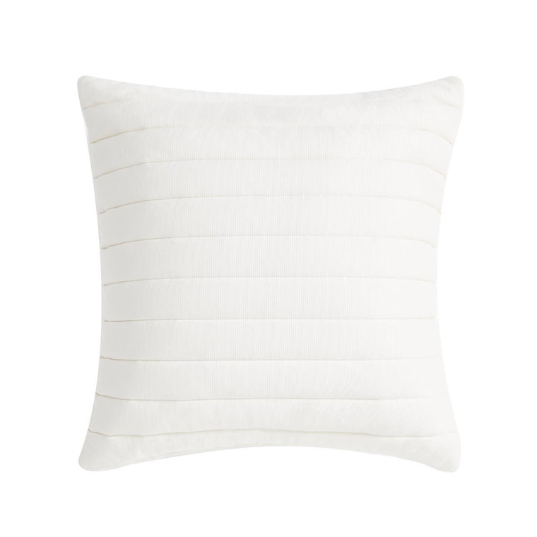 Valencia Cream 20" Quilted Pillow - 193842142912