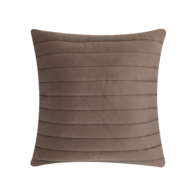 Valencia Mocha 20" Quilted Pillow - 193842143001