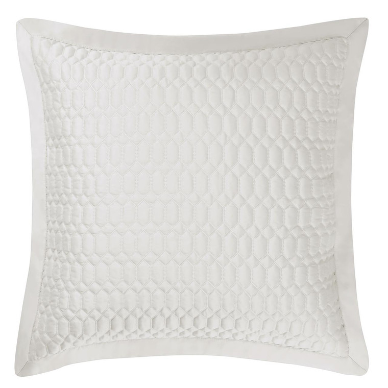 Brilliance Ivory Euro Quilted Sham - 193842148679