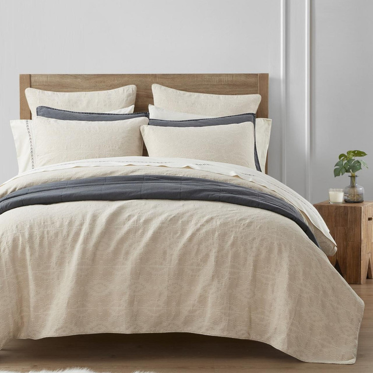 Tempe Matelasse Sand Bedding Collection -