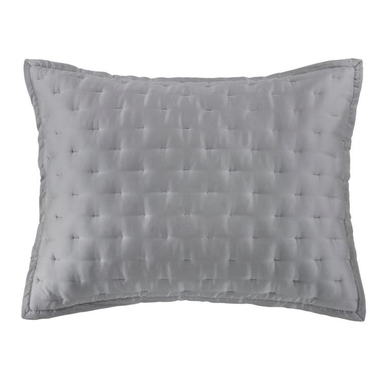 Lyocell Grey Sham Pair - 840118811255