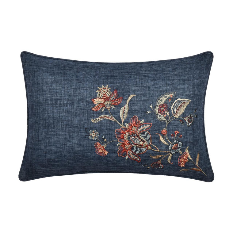 Enchanted Garden Red Boudoir Pillow - 193842149478