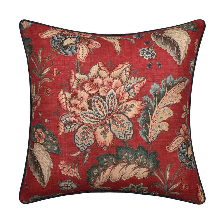 Enchanted Garden Red 20" Square Pillow - 193842149393
