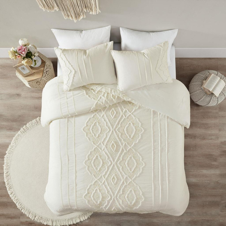Margot 3 Piece Cotton Duvet Cover Set - 086569494290