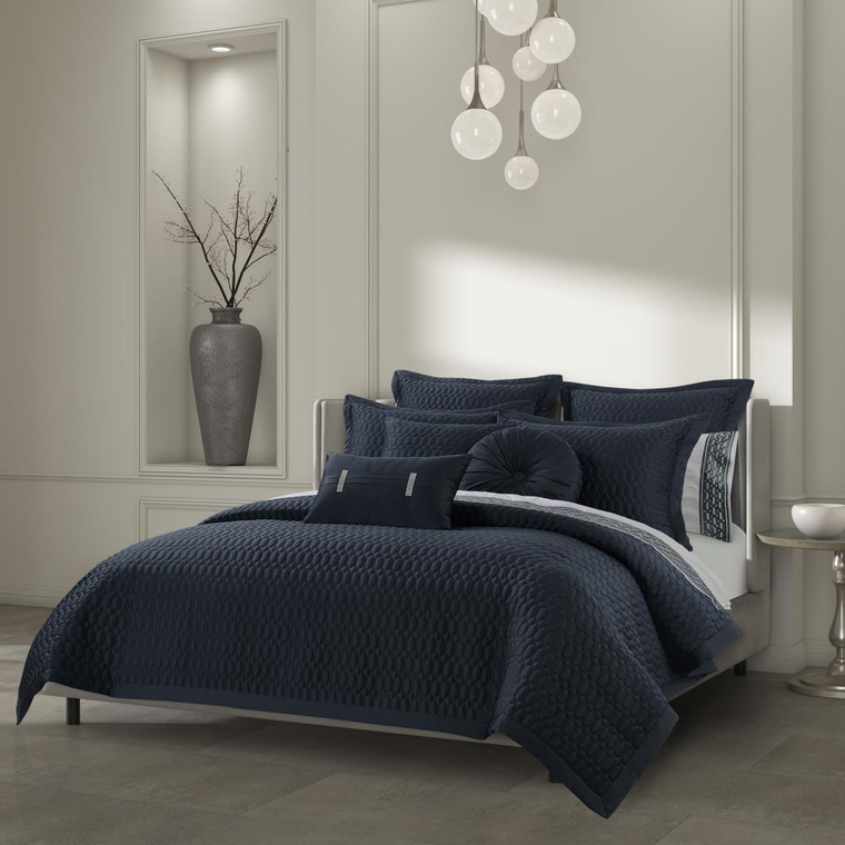 Brilliance Navy Bedding Collection - 193842154502