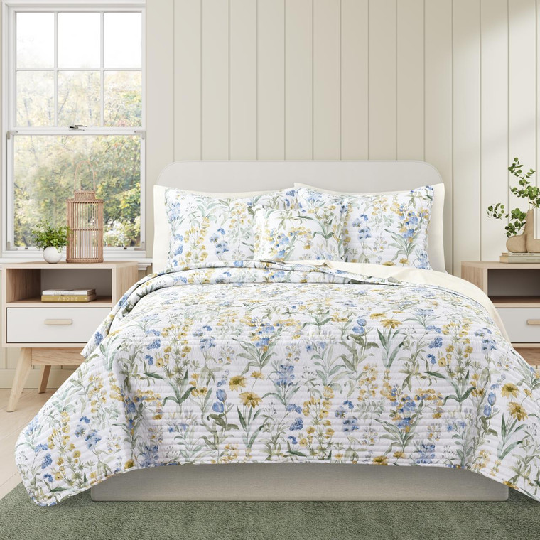 Tallulah Blue Quilt Set - 193842152270