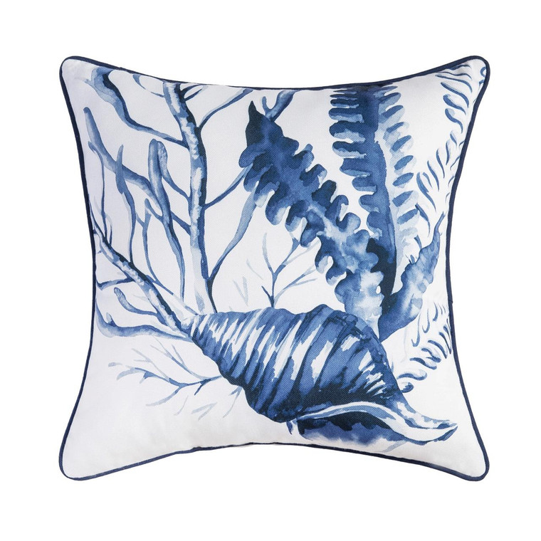 Midnight Lagoon Coral Pillow - 008246360759