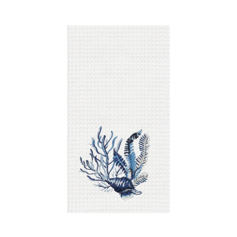 Midnight Lagoon Coral Kitchen Towel Set of 6 - 008246360339