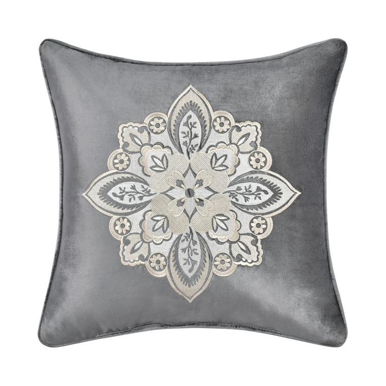 Annabelle Spa 18" Square Embroidered Pillow - 193842158579