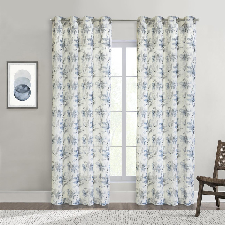Florence Sheer Grommet Curtain Panel - 069556593121
