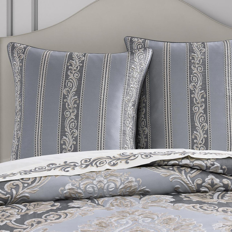 Krista Powder Blue Euro Sham - 193842160237