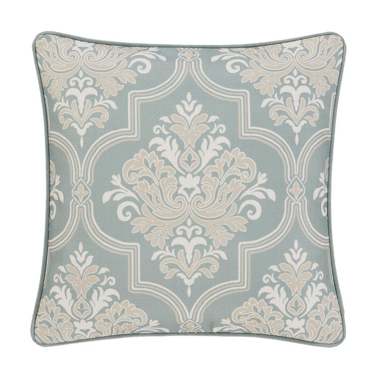 Tranquility Aqua 20" Square Pillow - 193842160589