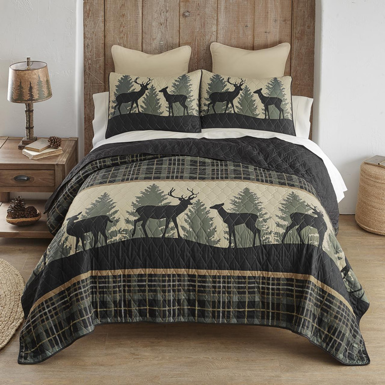 Deer Walk Quilt Set - 754069556205