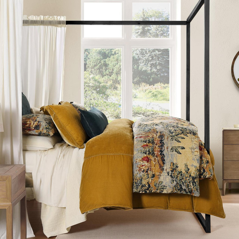 Provence Washed Linen Comforter Set - 840118825764