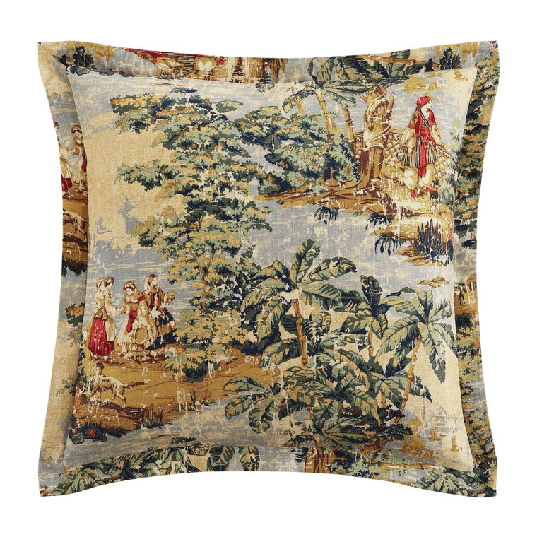 Provence Washed Linen Euro Sham - 840118825771