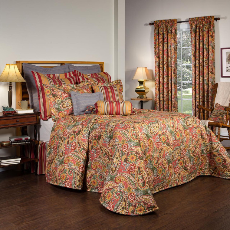 Breeze Tapestry Stripe  Bedspread - 013864120623