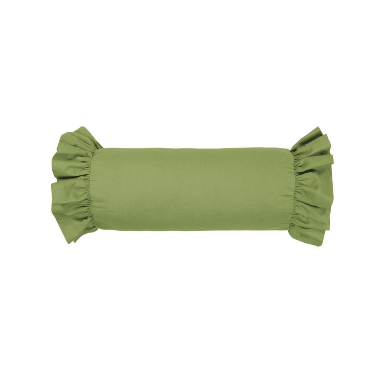 Bouvier Green Ruffled Neckroll - 013864151603