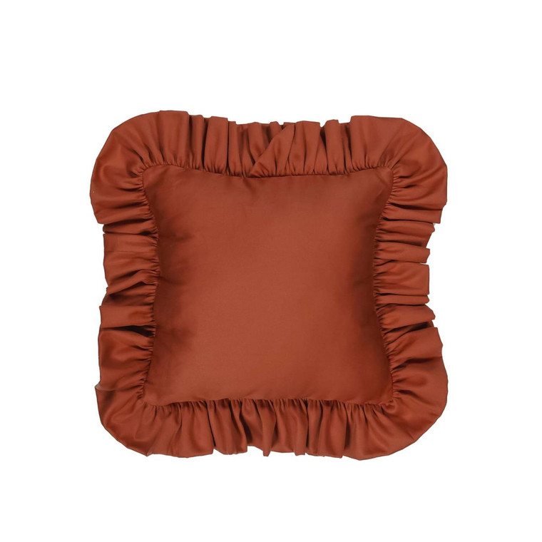 Chambalon Ruffled Square Pillow - 013864140843