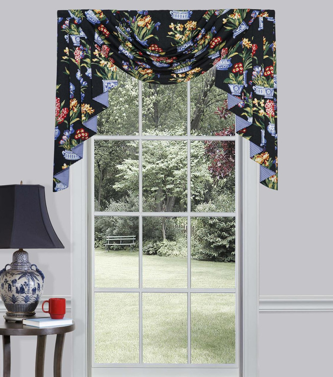 Melanie Black Jabot and Cascade - 013864139489