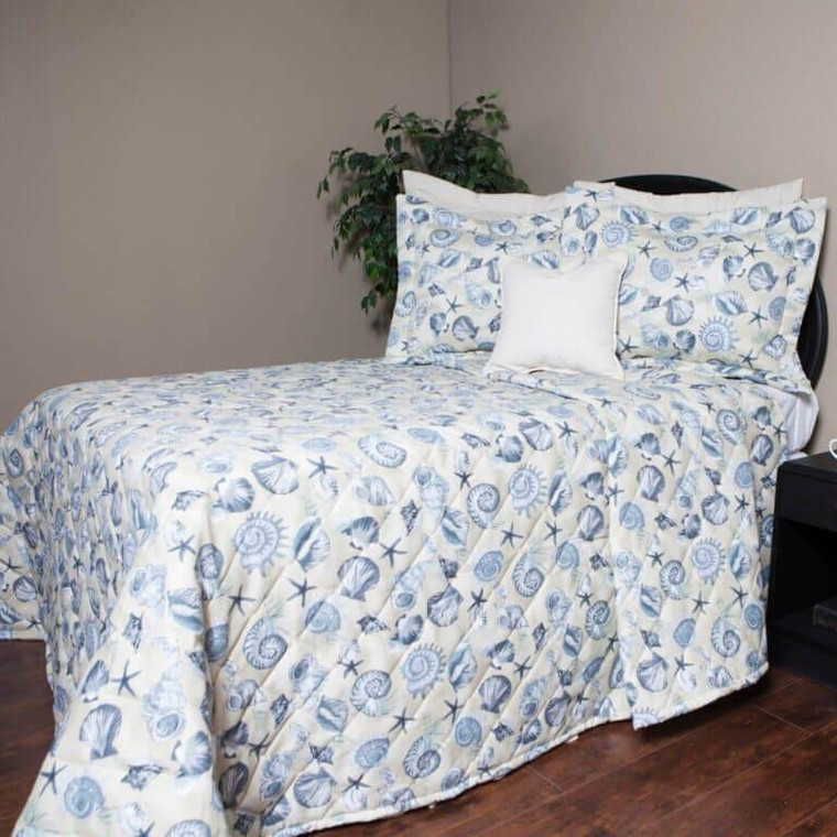 Seashells Bedspread - 013864144575