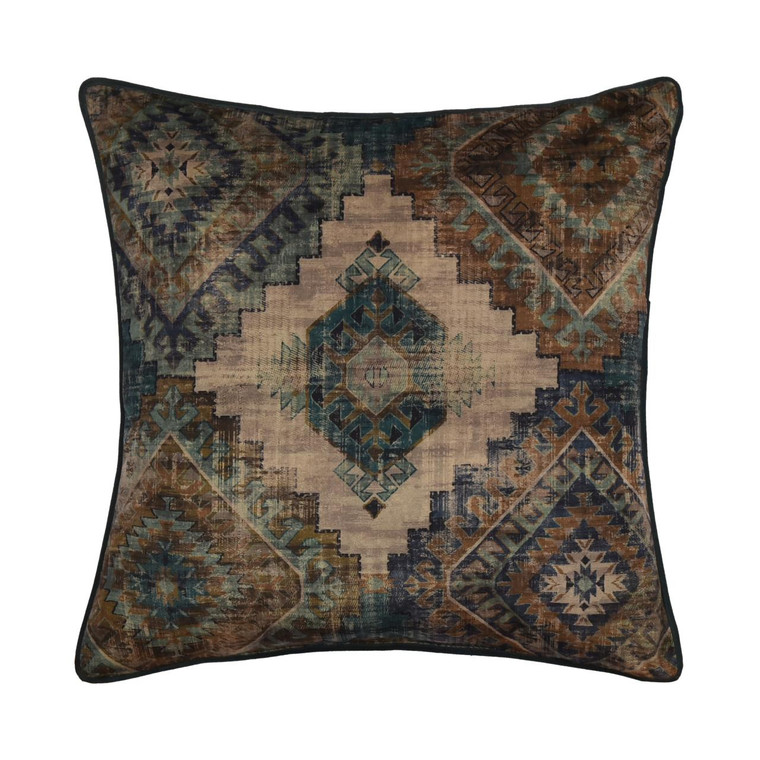 Baja Teal 20" Square Pillow - 193842154151