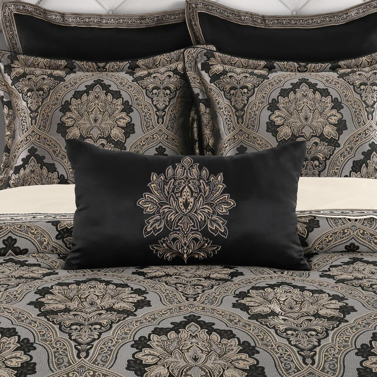 Harriman Black Boudoir Pillow - 193842163368