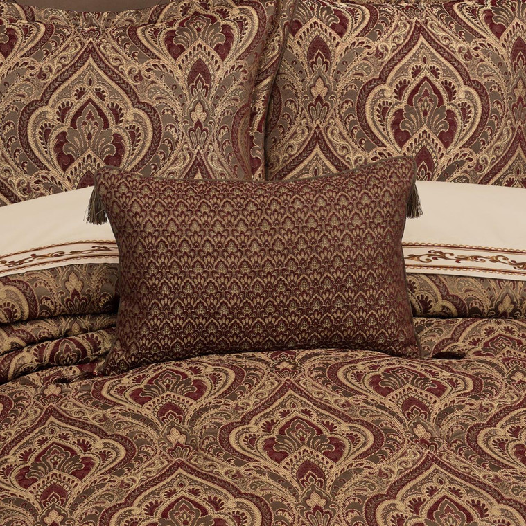 Odette Crimson Boudoir Pillow - 193842163573