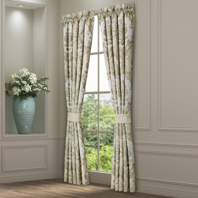 Rita Lined Rod Pocket Curtain Pair - 193842165119